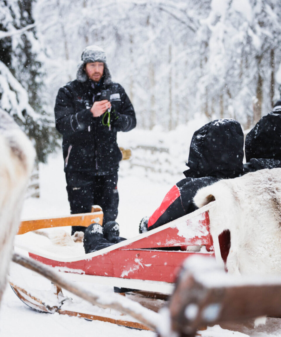 Husky and Reindeer Farm Tour