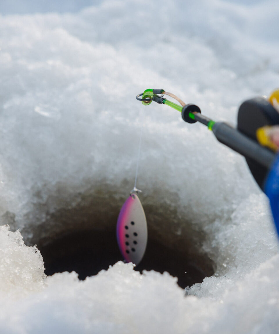 Ice Fishing by Snowmobile in Levi1