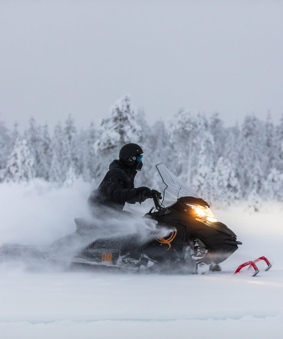 Half-Day Snowmobile Tour in Levi