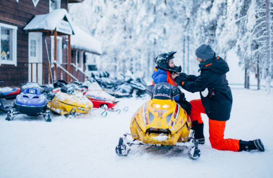 Family Snowmobile Safari