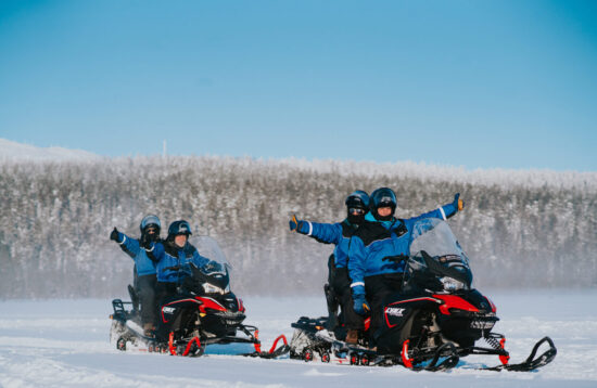 Snowmobiling Adventure in Levi