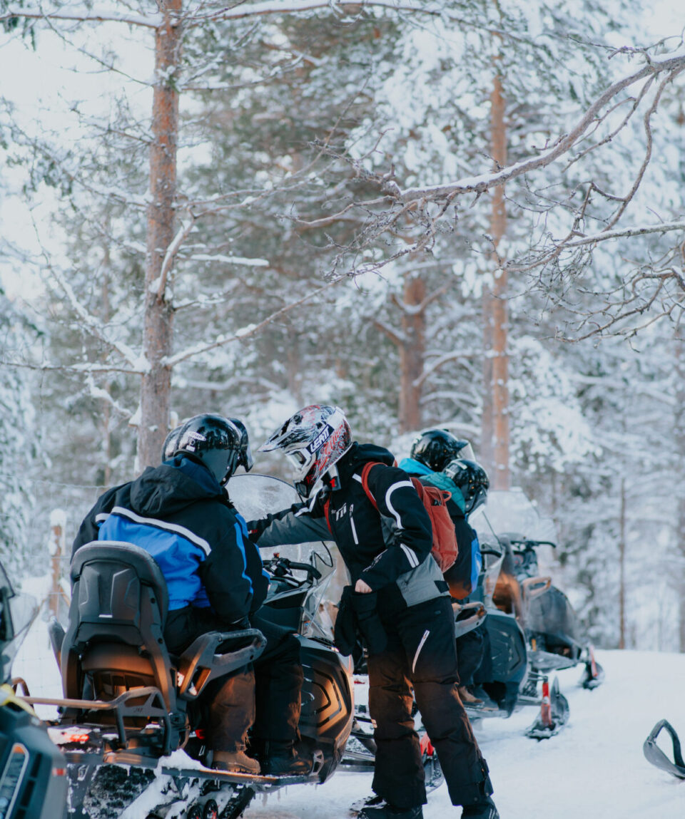 Snowmobiling Adventure in Levi9